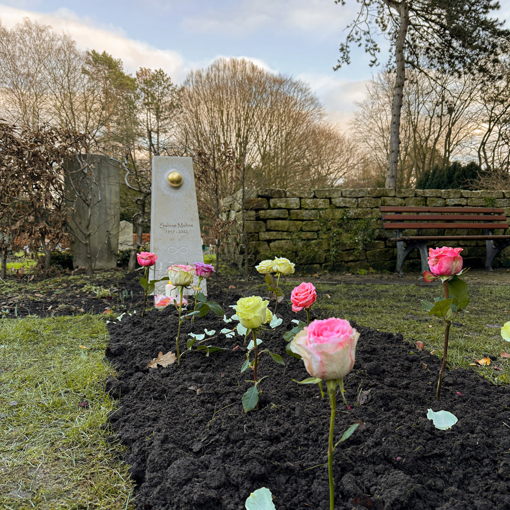Grabstelle von Sabine Mehne in Hamburg