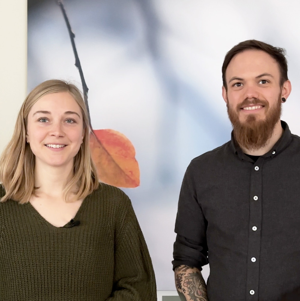 Portrait von Heiner Ahrens und Lisa Schwacke von Trauerraum Bremen