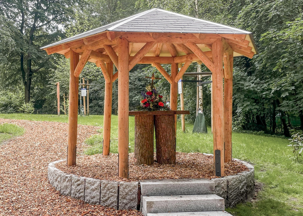 Altar im Begräbniswald Elmshorn