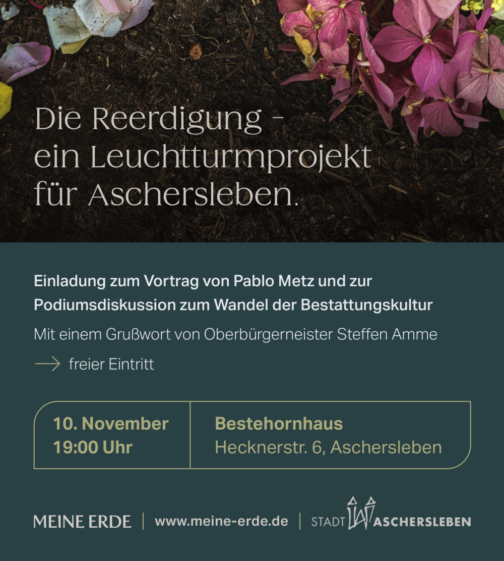 Aschersleben Vortrag Einladung Podiumsdiskussion