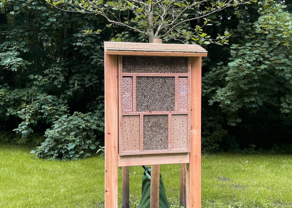 Insektenhotel im Begräbniswald Elmshorn